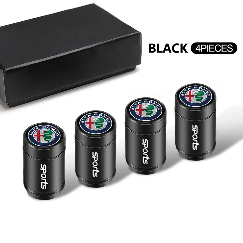 Aluminum Alloy Car Tire Valve Caps - Premium Wheel Air Stem Covers