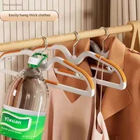 Short Neck Clothes Hanger Home Use Space Saving Neck Narrowing Low Hanger Clothes Storage High Aesthetic Anti-Shoulder Corner 2