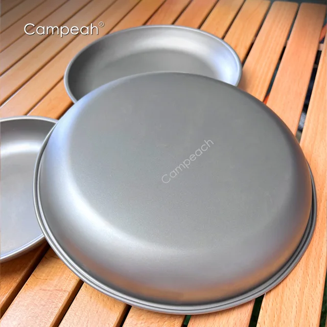 Titanium camping plate set Camping Equipment Cooking Camping Boutique
