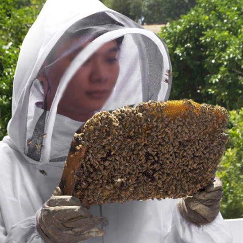 Beekeeping tools beeproof clothing white one-piece bee cotton bee protective clothing