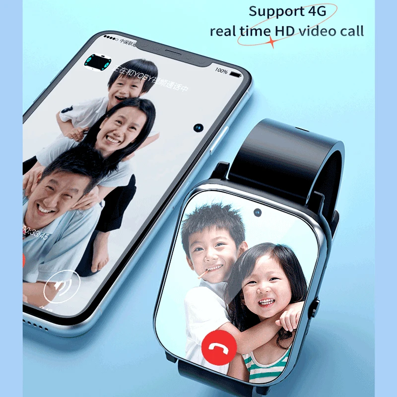 IPX6   Ʈ ġ ȭ 1.69 ġ IPS HD ȭ GPS  LBS ġ SOS ȭ    4G Smartwatch