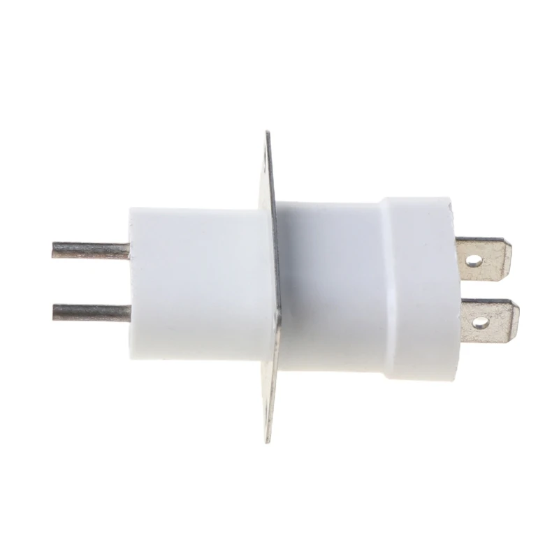 Home Electronic Microwave Oven Magnetron Filament 4 Pin Socket Converter White 20CC