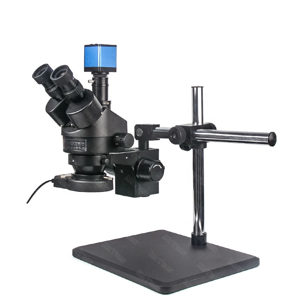 

Single Arm Stand Trinocular Microscope with HD Digital for PCB Repair