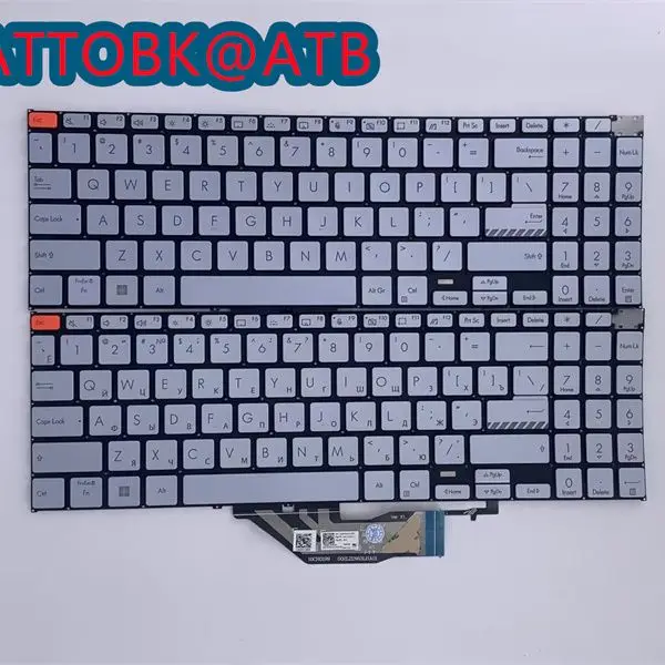 Teclado do Portátil Inglês Russo para Asus Vivobook s 16x M5602 S5602 M3502 M3502q K3502z S3502 Retroiluminação Novo - Imagem 6