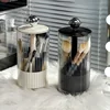 2025 1pc Cosmetic Storage Box Lipstick Container﻿ Automatic Lifting Makeup Brushes Holder With Lid Dustproof Makeup Organizer 1
