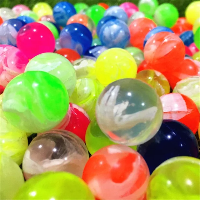 20Pcs/lot Rubber 19mm Cloud Bouncy Balls Funny Toy Jumping Balls Mini Neon Swirl Bouncing Balls for Kids Sports Games Toy Balls 3
