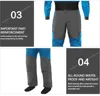 Sports Latex Collar and Cuff, Diving Surfing, Raft, Waterproof, Breathable Kayak, Drysuit  with Socks of the Same Material 2