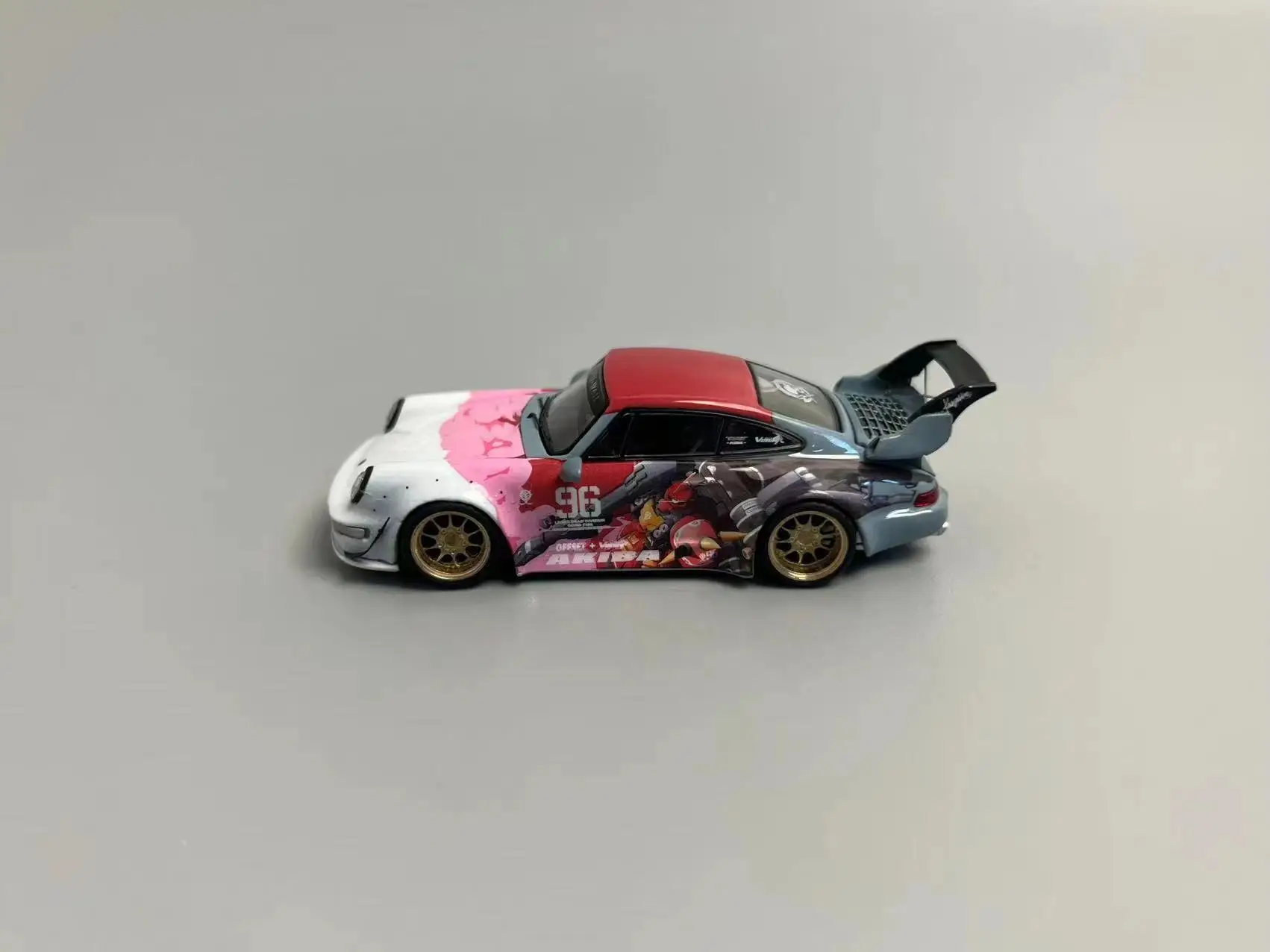 ** Предварительная заказ ** модель пламени 1:64 RWB Akiba limited499, литая модель автомобиля