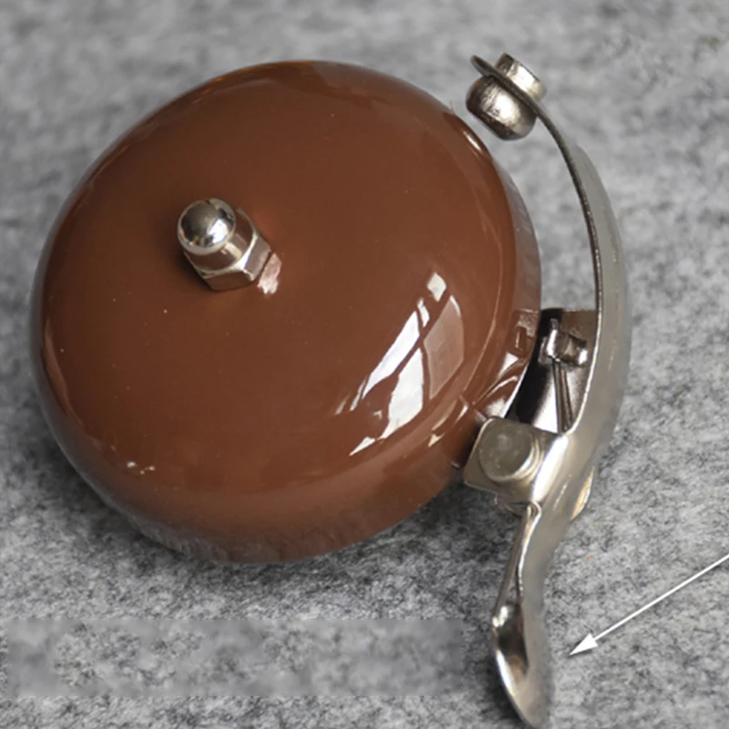 Bicycle Retro Bell Leisure Bicycle Dial Bell Aluminum Silver Gold Coffee Brown bicycle bell bicycle accessories