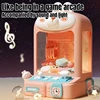 Cartoon Mini Claw Machine Toys for Kids DIY Gashapon Plush Prizes Vending Doll Machines Kit Children Birthday Christmas Gifts 5