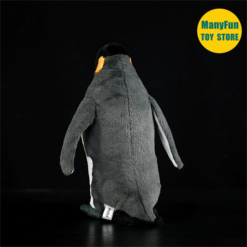 King Penguin Plush Toy High Fidelity Emperor Penguin Plushie Penguin Peluche Lifelike Stuffed Animals Simulation Doll Kawai Toys 5