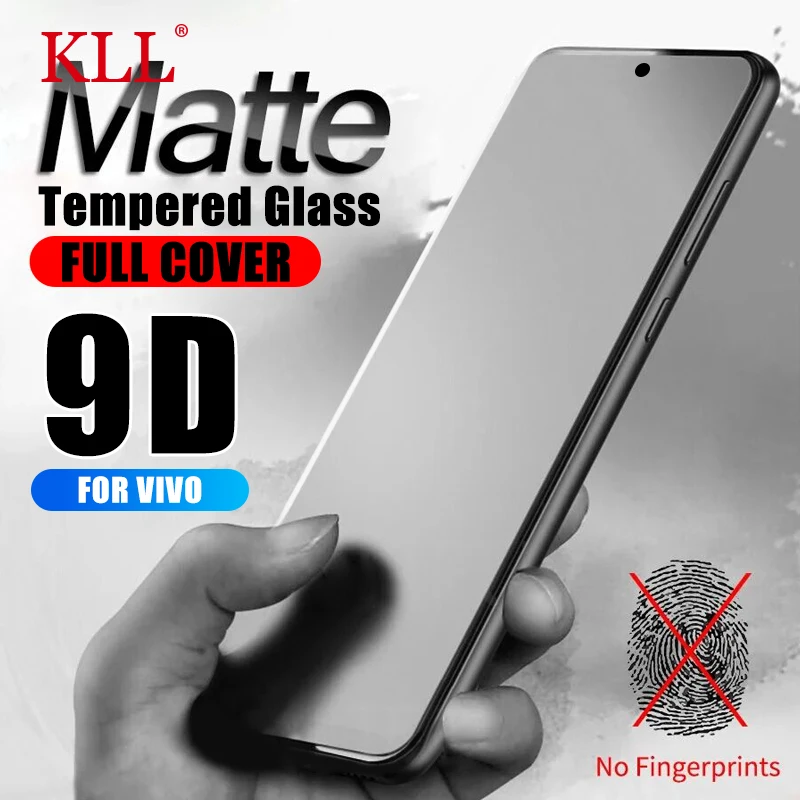 

9D Matte Frosted Protective Glass For Vivo X80 Lite X70 X50 X60 Screen Protector IQOO Neo 8 7 Pro 6 5 SE Z8X Z7X Z6X Z5X Glass