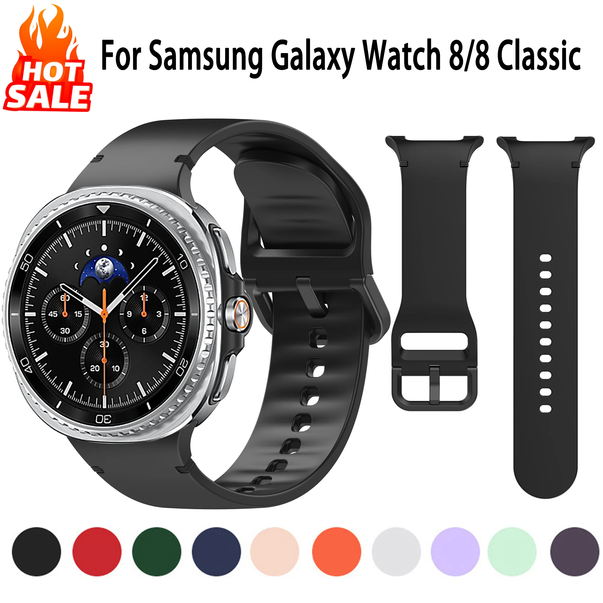 Silicone Sport Band for Smartwatch - Original Strap for Classic 46mm