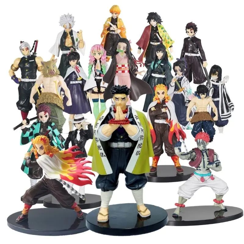 『 人気 Anime Figure 10種10体 セット 』まとめ売り &%$ Anime figure Demon Slayer Figure Kamado Tanjirou Nezuko