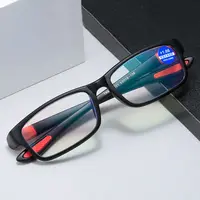 Reading Glasses Men Women Sports Anti-blue Light Reading Eyewear Black Red TR90 Frame Presbyopia Eyeglasses +100 to+400 glasses 4