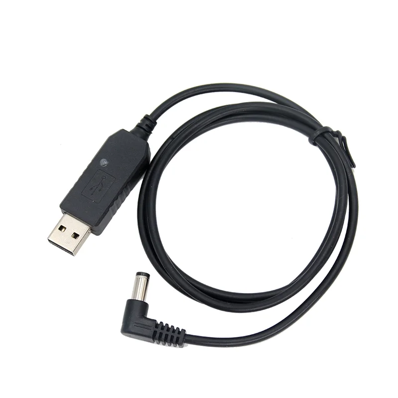 

For UV-5R Interphone USB Charging Line Baofeng 8D 82 5R Car Charger Car Charging Booster Line 5.5mm Charging Port