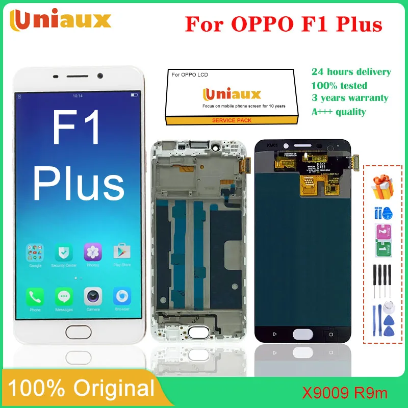 

OLED LCD Screen with Digitizer Full Assembly for OPPO R9 / F1 Plus LCD Display Touch Screen Replacement Phone Parts