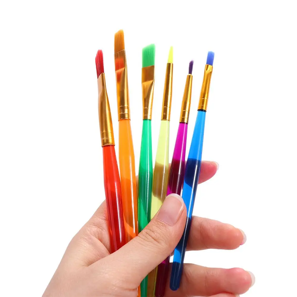 Paint Brushes Art Brush for Acrylic Oil Watercolor Artist Professional Painting Kits 6pcs/set paint brush set