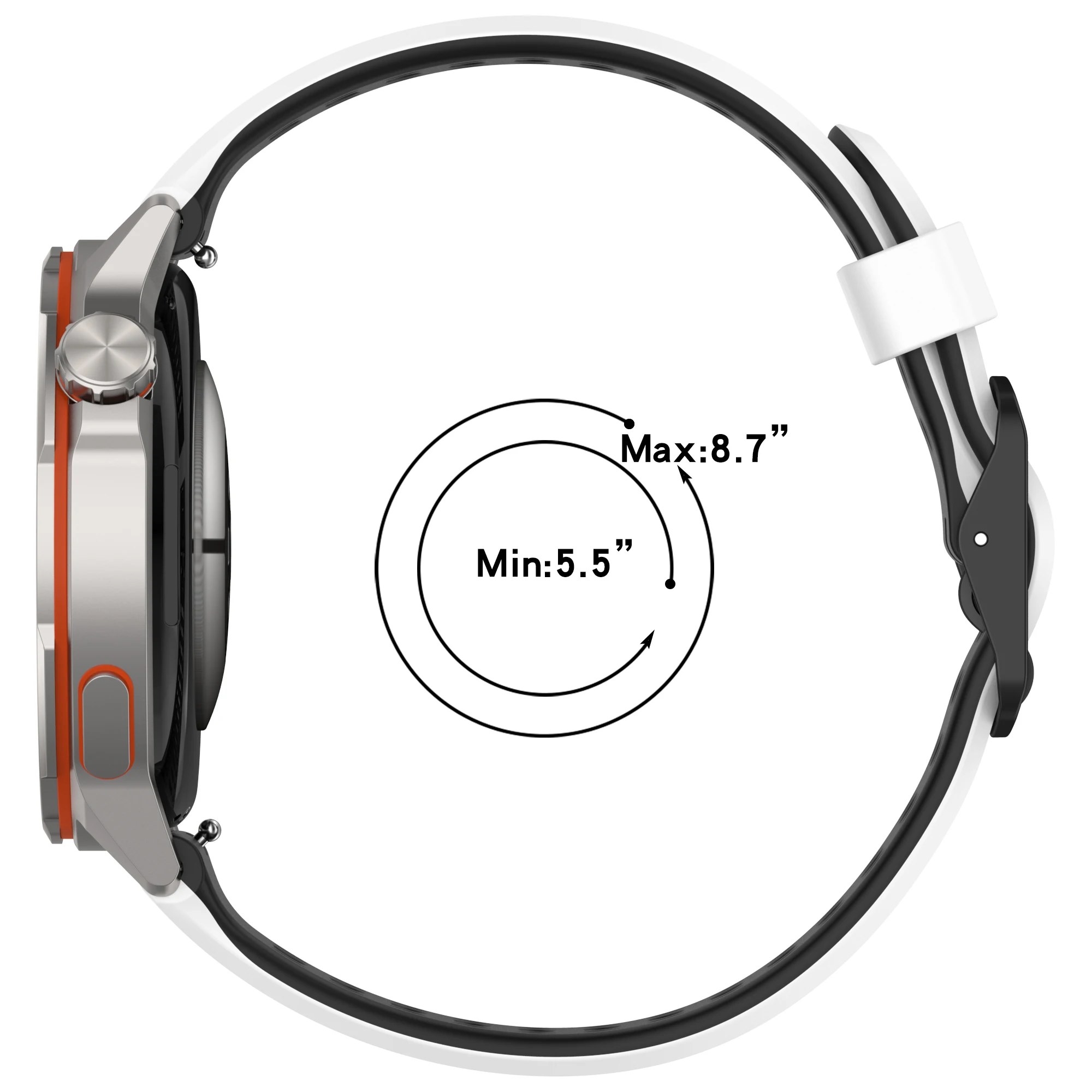 Breathable Silicone Sport Band Replacement Wristband