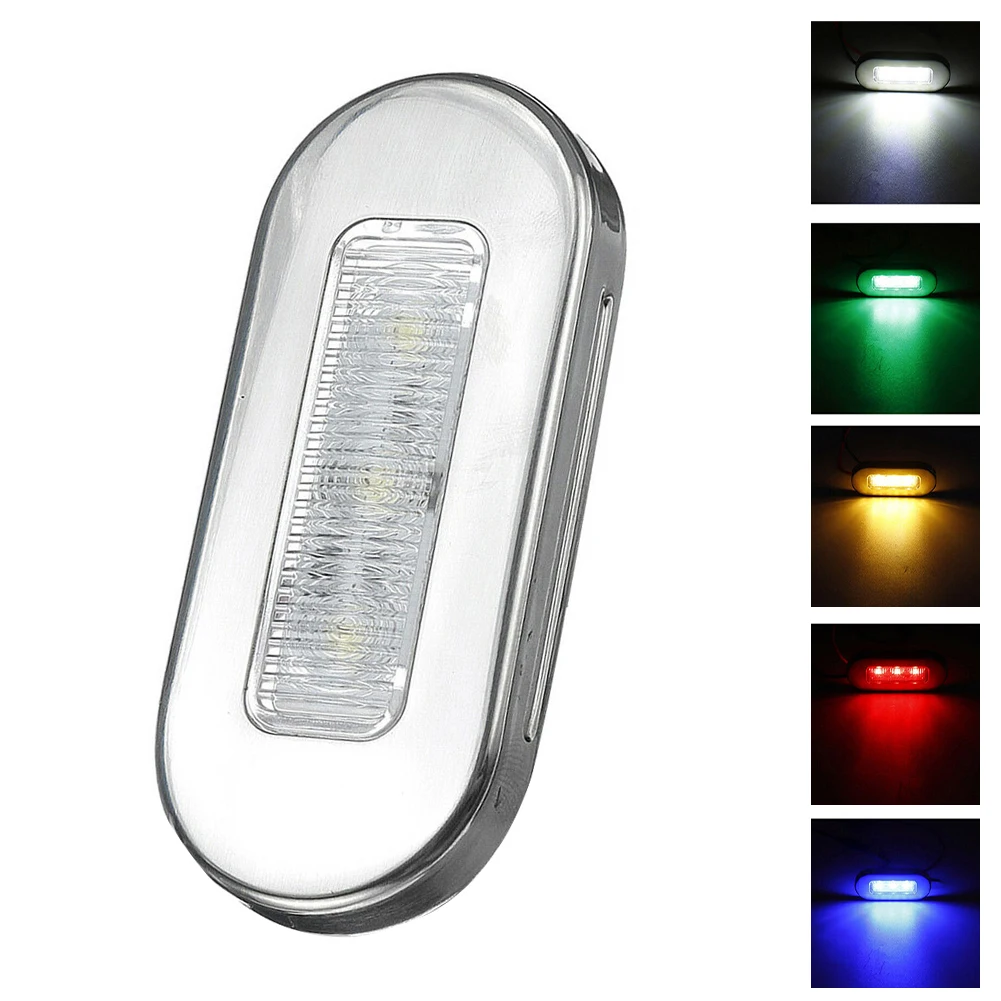 lens door courtesy lamp for h1 grand starex h 1 i800 driver or passenger car door lamp protective cover 926314h000 926414h000 4Pcs 12V 3-LED Courtesy Light Yacht Marine Boat Cabin Deck Lamp Waterproof ABS Plastic Aisle Stair Light Red Side Light+8 Screws