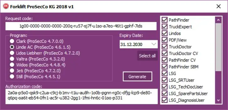 Ultime Clark \ Linde \ Ancora \ Liebherr \ Valtra \ Jungheinrich \ Valtra \ Widos Carrelli Elevatori Combo Carrelli Elevatori Keygen 2018
