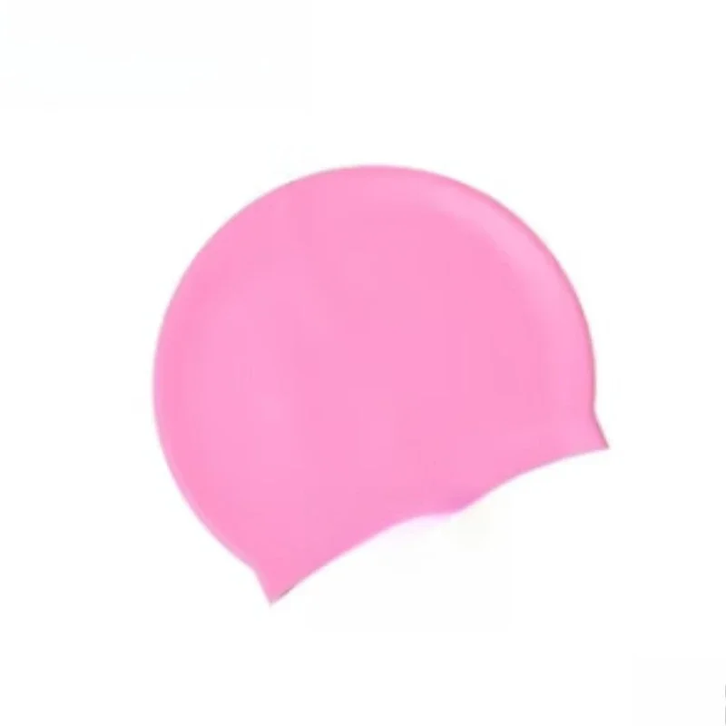 High Quality Silicone Swimming Cap for Adults Men Women Children Large Waterproof Ear Protector With No Wut Head Long Hair