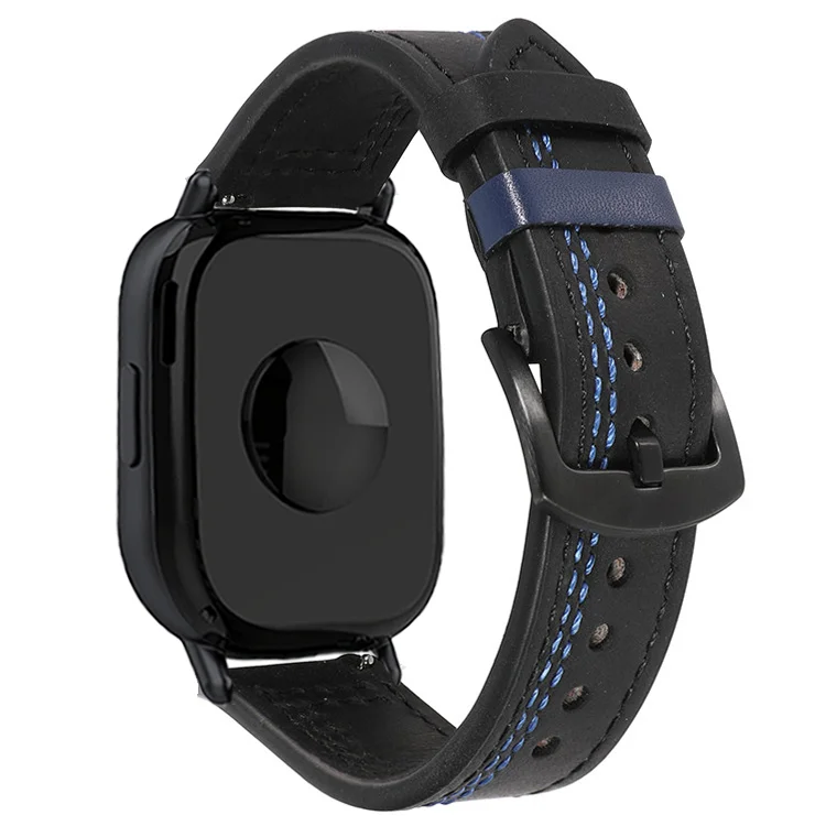 Elegant Leather Loop Strap - Premium Replacement Wristband 22mm Bracelet Accessory