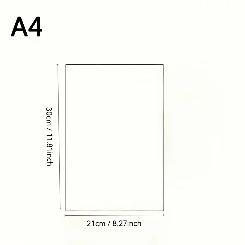 9pcs Waterproof PVC Book Cover for A4/16K/22K Books - Durable Stationery Protector, Office & School Supplies - 3