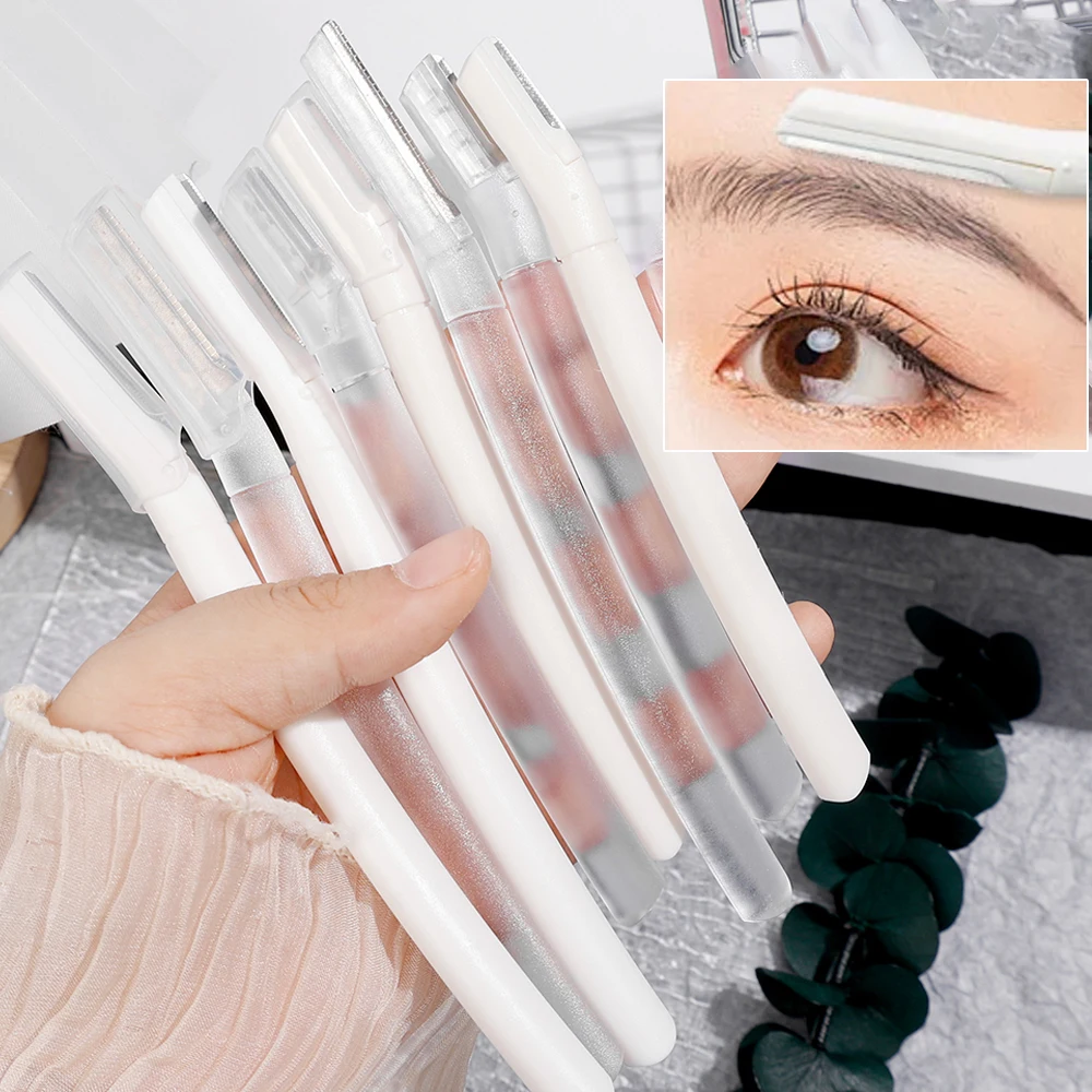 

1PC Eyebrow Trimmer Blade Shaver Portable Face Razor Eye Brow Epilation Hair Removal Cutters Safety Razor Woman Makeup Tools