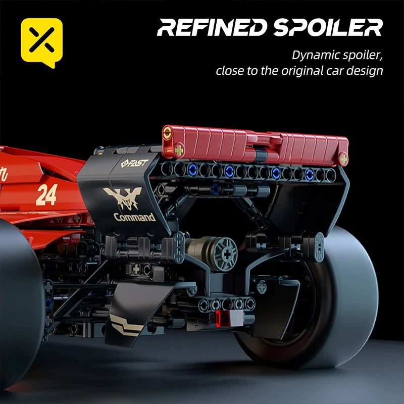 1:8 F1 Race Cars 1770PCS Building Blocks Set Adults MOC Bricks Car