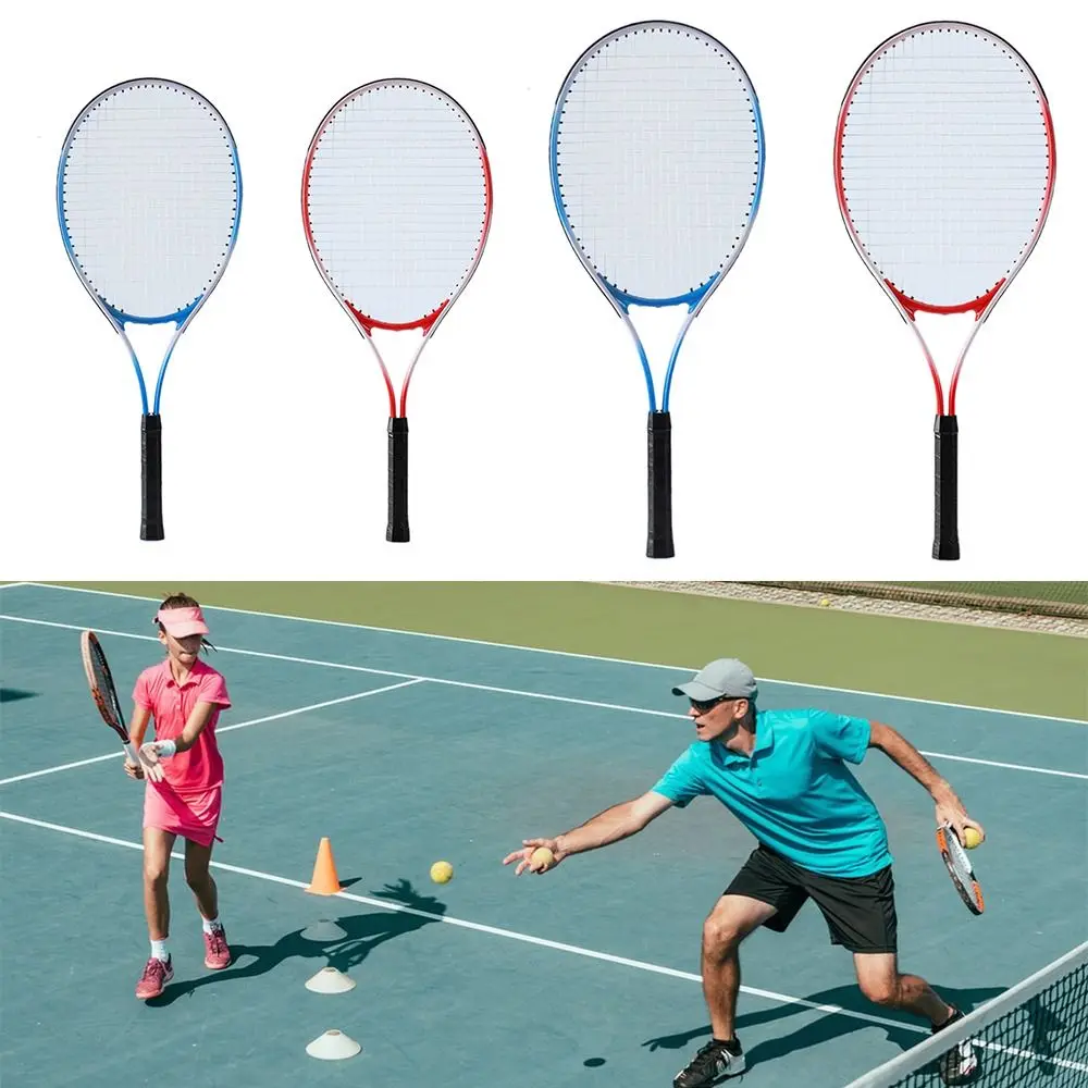 Red Blue Child Tenni Racket Training Professional Beginner Racquet Shockproof Lightweight Tennis Racquet Unisex Durable Portable