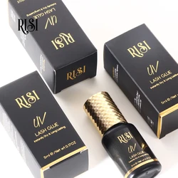 RISI UV Strong Long Lasting 6-8weeks UV Eye Lash Extension Glue Adhesive No Irritation UV Lash Glue Makeup Tool