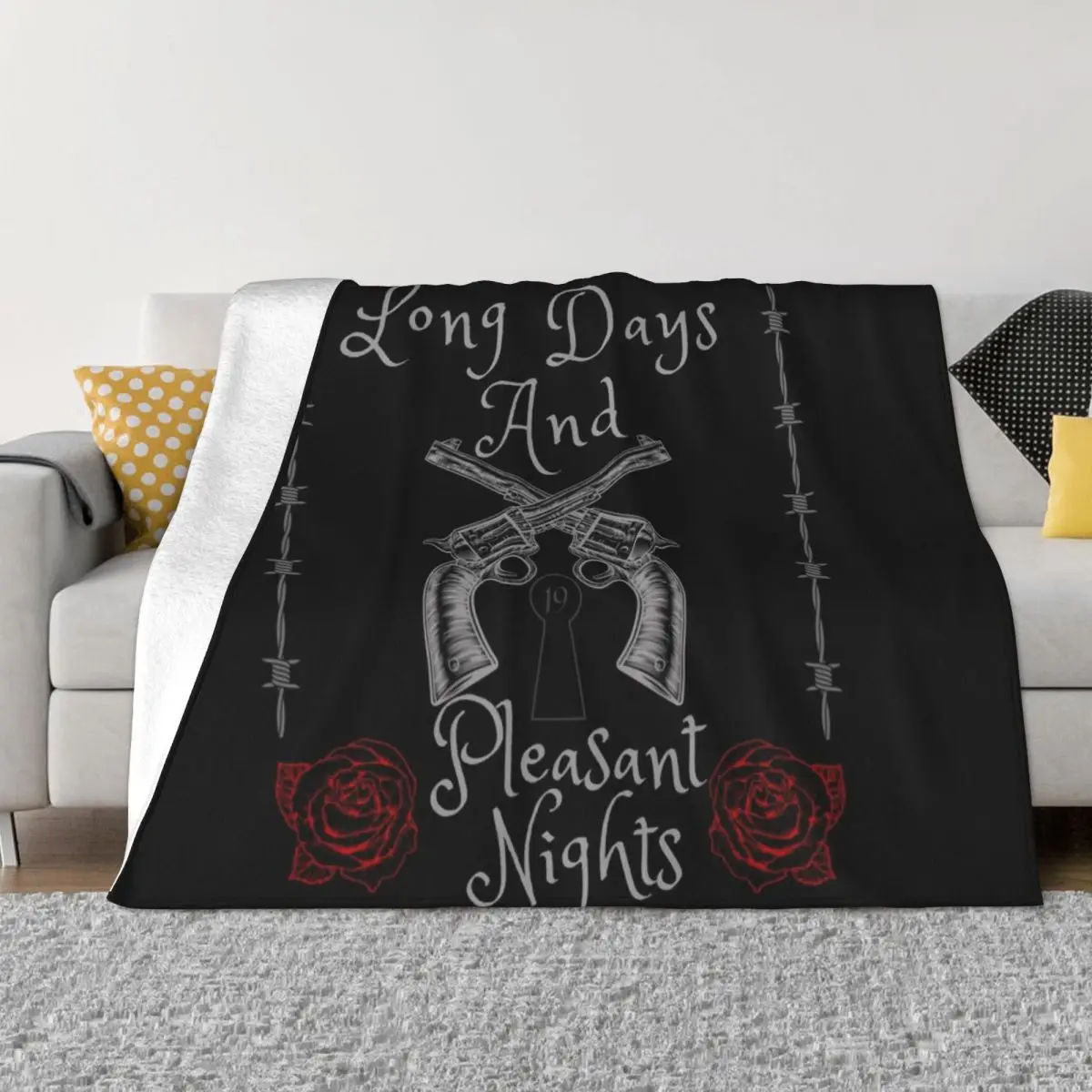 Lunghe Giorni E Belle Notti, The Dark Tower, Stephen King Fan Design Coperta Coperte Pelose Coperte Decorative Anime