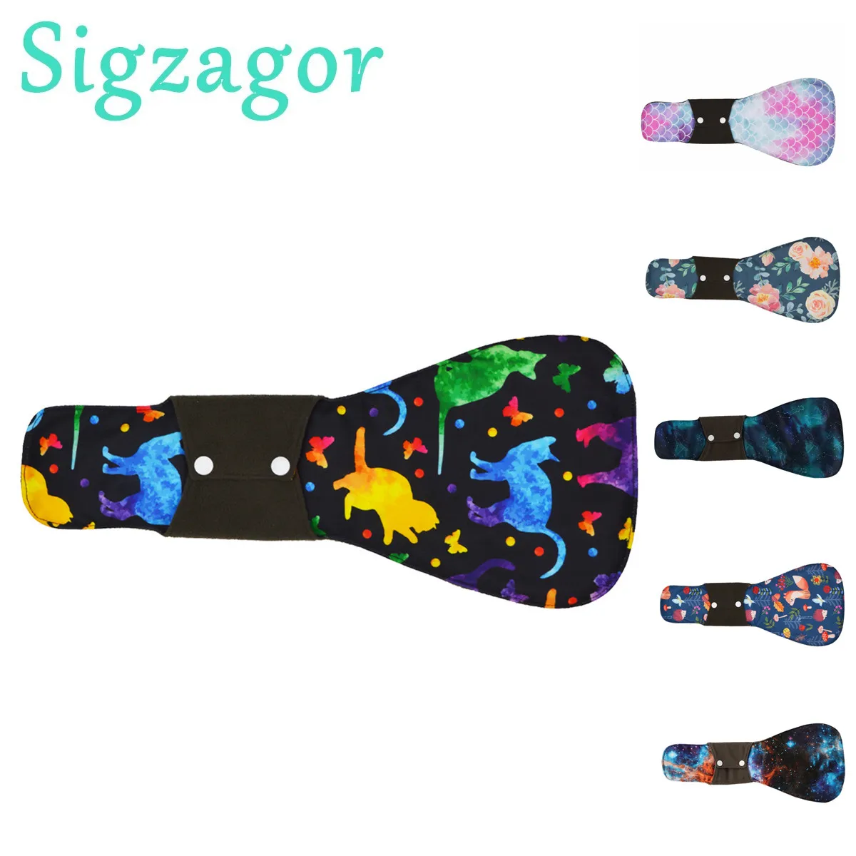 Sanitary Pads XXL Cloth Menstrual Pad Bamboo Charcoal Reusable Overnight Post Partum 16in