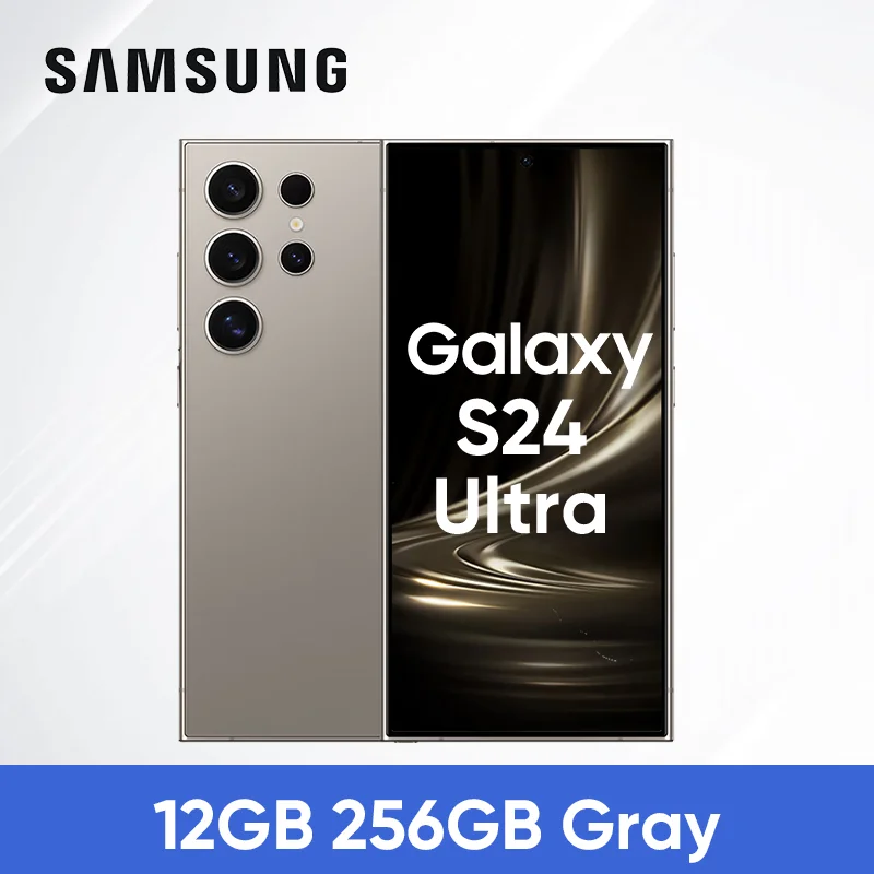 thumbnail image 1 of Teléfono inteligente Samsung Galaxy S24 Ultra 5G original nuevo con cámara de 200 MP y Snapdragon 8 Gen 3, 1 of 5
