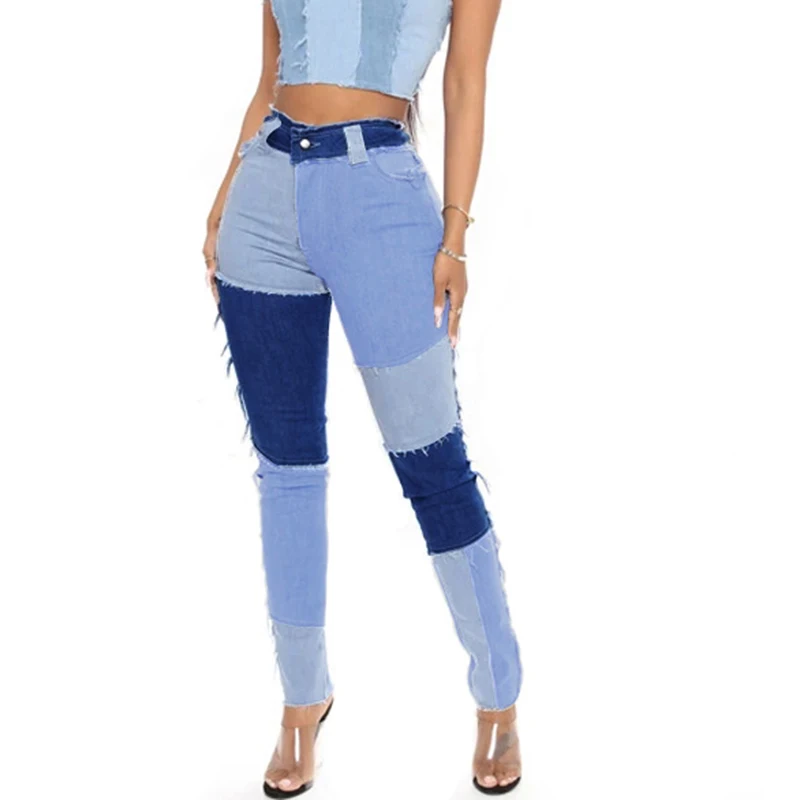 SHARP FEMININITY DENIM PANTS