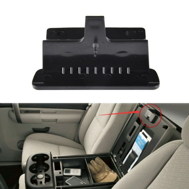 Car Center Console Armrest Box Latch Lid Black Replace Interior