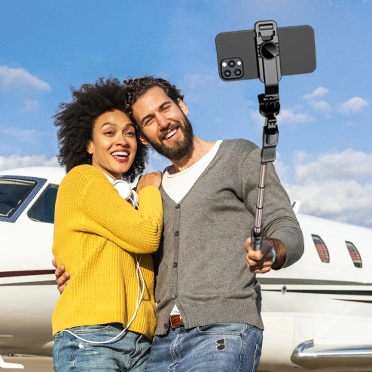Selfie Stick Tripod Selfie Stick Cell Phone Selfie Stick Smartphone Selfie Stick Phone Selfie Tripod Mobile Selfie Stick Tripod Mount, Integrated Wireless Features for iPhone, Samsung and Smartphones 60" Long