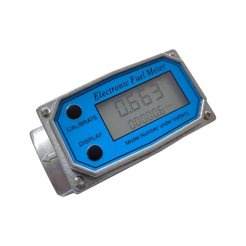 

Цифровой расходомер, измеритель расхода топлива из алюминиевого сплава, Турбинный, голубой, 1 шт.