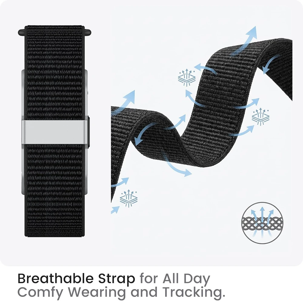 Breathable Adjustable Nylon Loop Sport Band