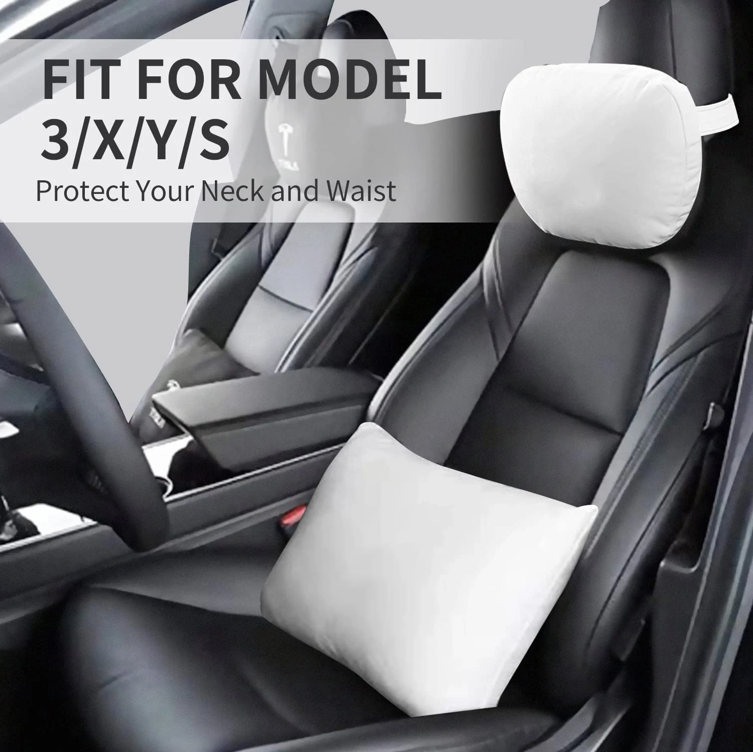 Soft Memory Foam Car Neck Pillow for Comfortable Driving