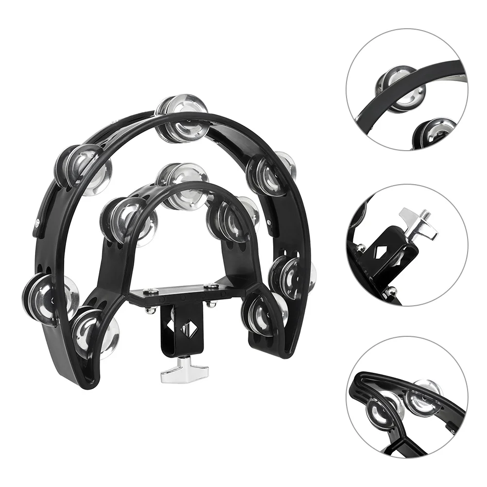 

Tambourine Toys Hand Shaking Bells Tambourines Musical Instrument Adult Brackets
