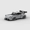 Moc RWB Wide Speed Champions Racer Cars City Sports Vehicle Building Blocks Creative Garage Toys Christmas Gift 1