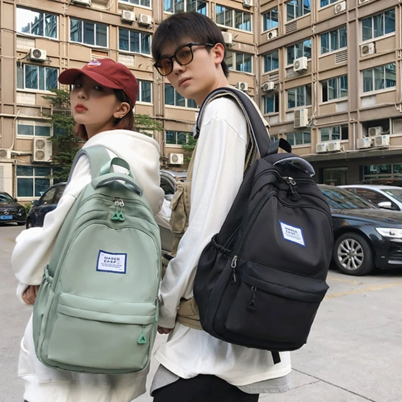 Large Backpack Middle High School College Backpack Bookbag for Teen Student Unisex Travel Daypack Black/Blue/White/Green