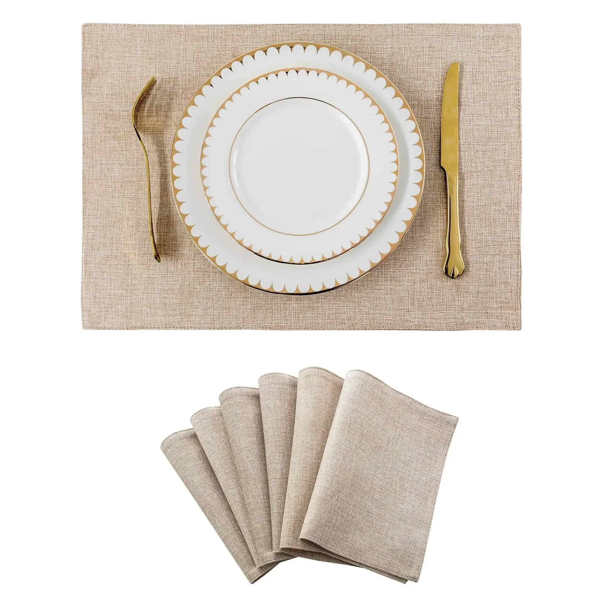 Linen Heat-Resistant Placemats 1