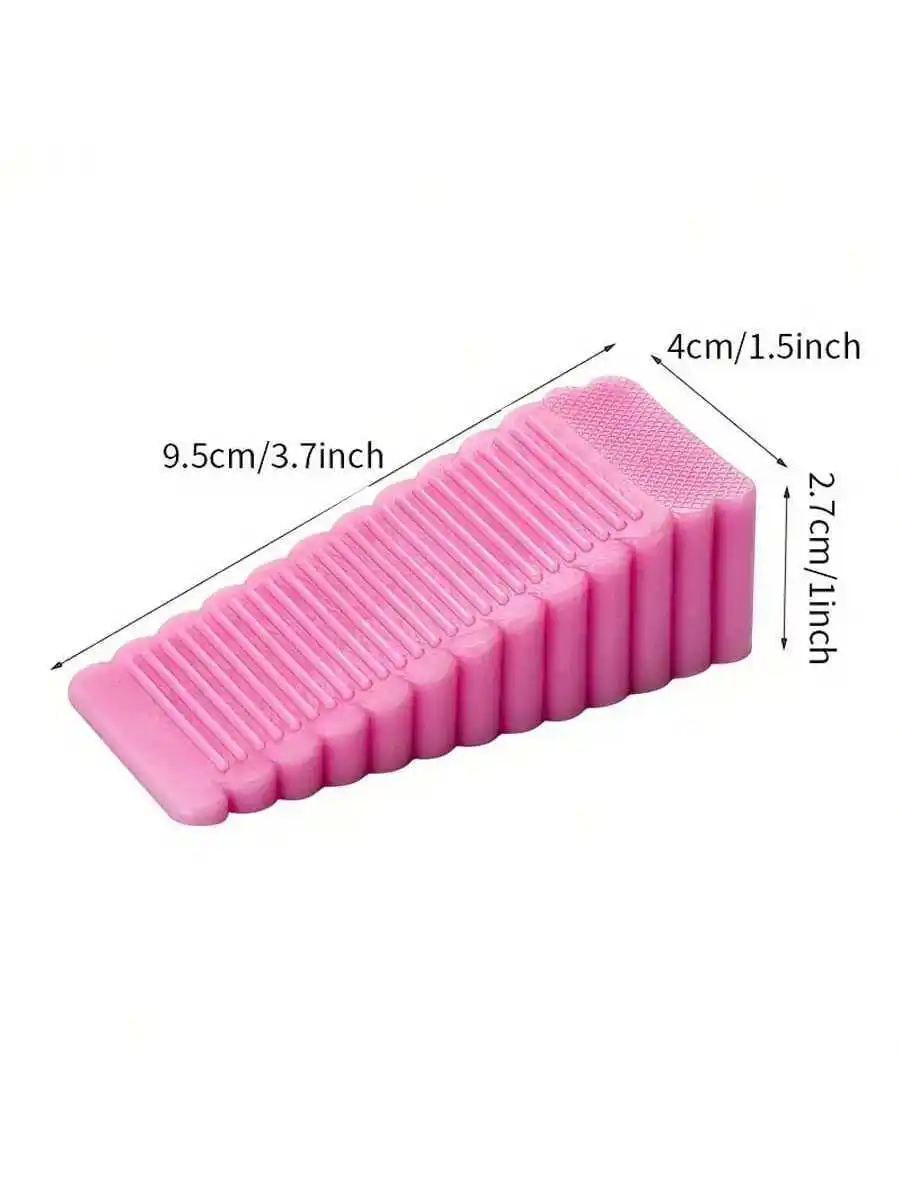 1pc Door Bottom Stop Door Wedge Windproof Fixed Rubber For Gap Up To 1.1" door stopper