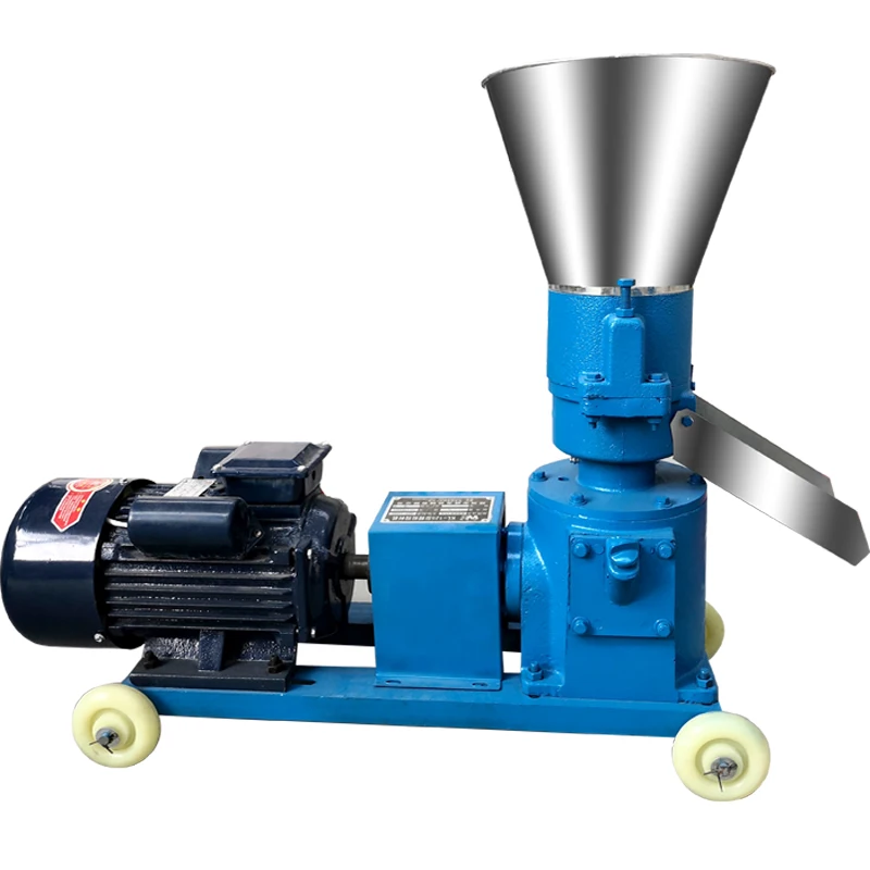 220V/380V 100kg/h-200kg/h Pellet Mill Multi-function Feed Food Pellet Making Machine Household Animal Feed Granulator KL-150