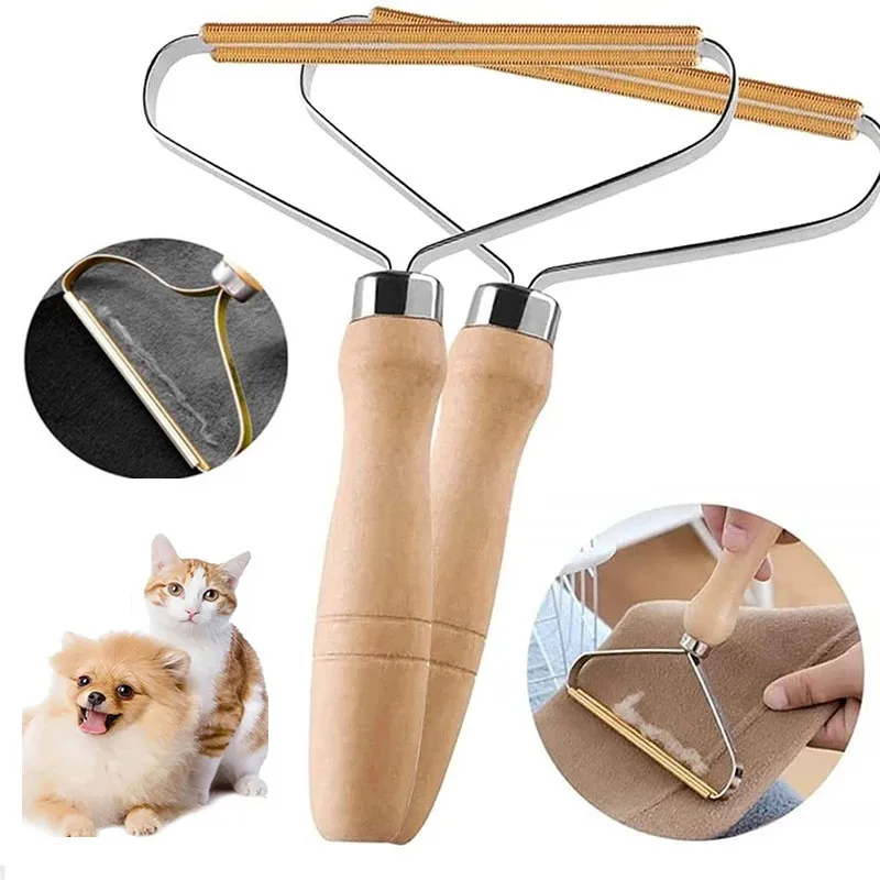 Portable Lint Remover Pet Hair Remover Brush Carpet Wool Coat Clothes Lint Pellet Manual Shaver Removal Scraper Cleaning Tool 5