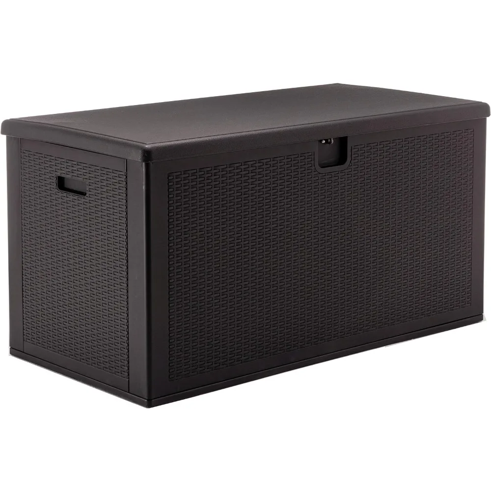 

Большой полимерный контейнер на 150 галлонов, открытый контейнер для хранения мебели, подушек, оборудования, водонепроницаемая Запираемая нержавеющая сталь