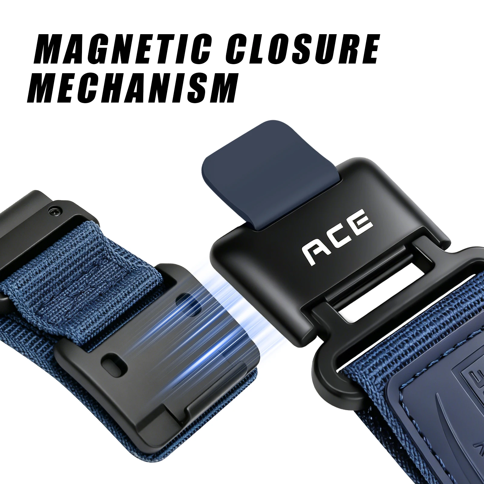 Durable Nylon Watch Strap - 26mm Wide, Adjustable Length